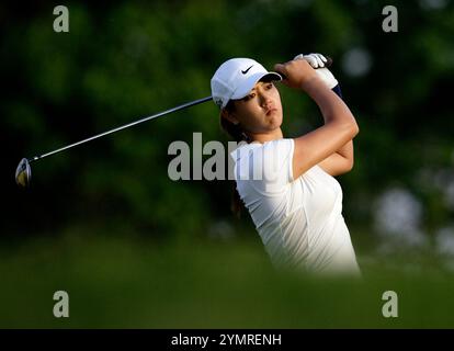 Michelle wie spielte bei der LPGA Championship in Havre de Grace, MD. Stockfoto