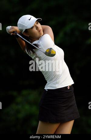 Michelle wie spielte bei der LPGA Championship in Havre de Grace, MD. Stockfoto