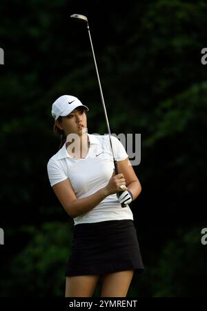 Michelle wie spielte bei der LPGA Championship in Havre de Grace, MD. Stockfoto