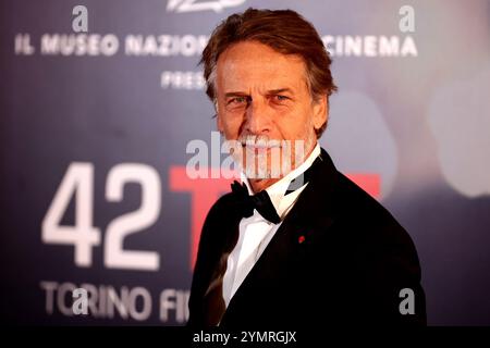 Turin, Italien. November 2024. Schauspieler Cesare Bocci nimmt am 22. November 2024 am 42. Torino Film Festival Teil, das Roter Teppich am 22. November 2024 in Turin eröffnet. Quelle: Marco Canoniero/Alamy Live News Stockfoto
