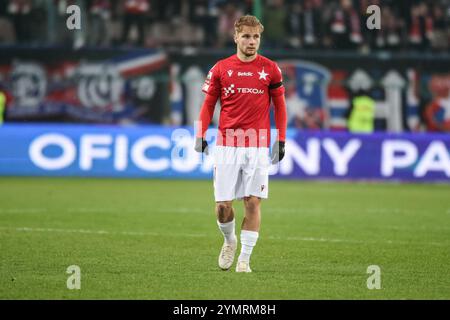 Krakau, Polen. November 2024. Fußball 2024 2025 Betclic 1 Liga Wisla Krakow gegen Stal Rzeszow op: KACPER DUDA Credit: Konrad Swierad/Alamy Live News Stockfoto