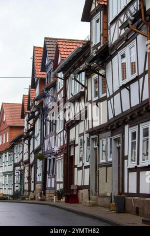 Malerisches Haus in Bad Sooden Allendorf im Werra-Tal in Deutschland, Hessen Stockfoto