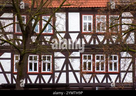 Malerisches Haus in Bad Sooden Allendorf im Werra-Tal in Deutschland, Hessen Stockfoto