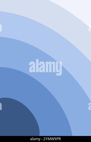 Abstrakte Hintergrundvorlage für blaue Wellen. Nahtloser Hintergrund. Vektordesign. Stock Vektor