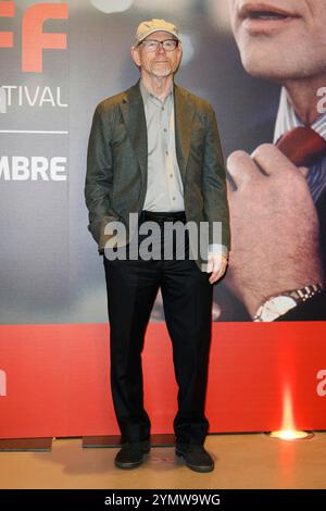 Turin, Italien. November 2024. Ron Howard nimmt am 42. Torino Film Festival 2024 am 23. November 2024 in Turin Teil. Foto: Marco Piovanotto/ABACAPRESS. COM Credit: Abaca Press/Alamy Live News Stockfoto