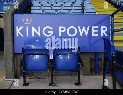 King Power Stadium, Leicester, Großbritannien. November 2024. Premier League Football, Leicester City gegen Chelsea; im King Power Staduim vor dem Start Credit: Action Plus Sports/Alamy Live News Stockfoto