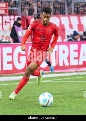 Kingsley Coman, FCB 11 im Spiel FC BAYERN MÜNCHEN - FC AUGSBURG 3-0 am 22. November 2024 in München. Saison 2024/2025, 1.Bundesliga, FCB, München, Spieltag 11, 11.Spieltag Fotograf: ddp Images/STAR-Images - DFL-VORSCHRIFTEN VERBIETEN JEDE VERWENDUNG VON FOTOS als BILDSEQUENZEN und/oder QUASI-VIDEO - Credit: ddp Media GmbH/Alamy Live News Stockfoto