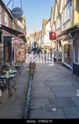 Billige Straße in Frome Somerset Stockfoto