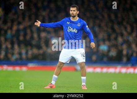 Goodison Park, Liverpool, Großbritannien. November 2024. Premier League Football, Everton gegen Brentford; Iliman Ndiaye von Everton Credit: Action Plus Sports/Alamy Live News Stockfoto