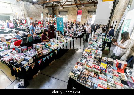 Limassol, Zypern. November 2024. Ein allgemeiner Überblick über die Veranstaltung in Limassol, Zypern, am 23. November 2024. Die 3. Internationale Buchmesse in Limassol findet in Carob Mills statt. (Foto: Kostas Pikoulas/SIPA USA). Quelle: SIPA USA/Alamy Live News Stockfoto