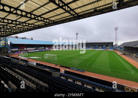 Dens Park, Dundee, Großbritannien. November 2024. Scottish Premiership Football, Dundee gegen Hibernian; das Scot Foam Stadium, Heimstadion von Dundee Credit: Action Plus Sports/Alamy Live News Stockfoto