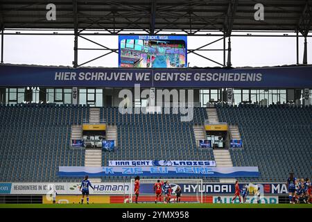 Gent, Belgien. November 2024. Illustrationsfoto, aufgenommen während eines Frauenfußballspiels zwischen AA Gent Ladies und Standard Femina am 11. Spieltag der Saison 2024 - 2025 der Belgischen Lotto Womens Super League, Samstag, 23. November 2024 in Gent. BELGA FOTO LUC CLAESSEN Credit: Belga Nachrichtenagentur/Alamy Live News Stockfoto