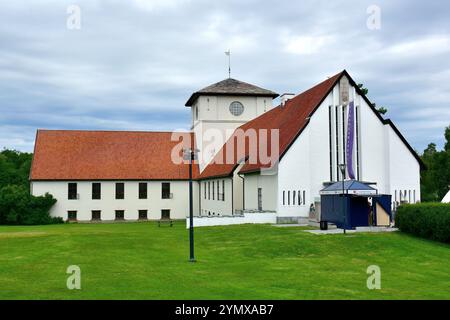 Wikingerschiffmuseum, Vikingskipshuset på Bygdøy, Oslo, Halbinsel Bygdøy, Norwegen, Skandinavien, Europa Stockfoto