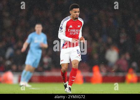 Emirates Stadium, London, Großbritannien. November 2024. Premier League Football, Arsenal gegen Nottingham Forest; Ethan Nwaneri von Arsenal Credit: Action Plus Sports/Alamy Live News Stockfoto