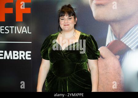 Turin, Italien. November 2024. Daphné Agten Photocall beim Torino Film Festival 2024 Credit: Marco Destefanis/Alamy Live News Stockfoto