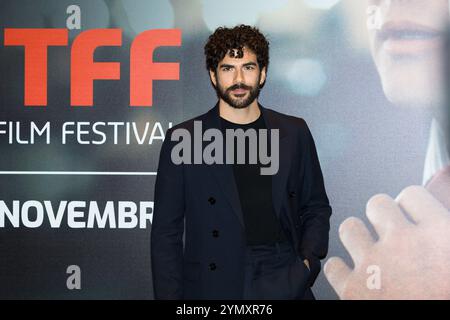 Turin, Italien. November 2024. Der italienische Schauspieler Andrea Di Luigi Fotoanruf beim Torino Film Festival 2024 Credit: Marco Destefanis/Alamy Live News Stockfoto