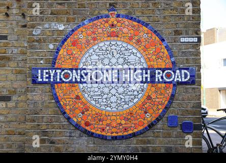 Leytonstone High Road Station, NE London, Großbritannien Stockfoto