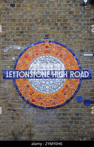 Leytonstone High Road Station, NE London, Großbritannien Stockfoto