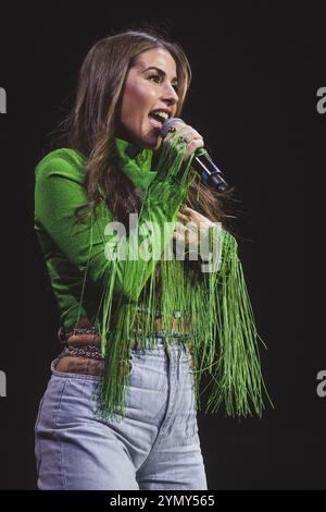 Sarah Engels bei der Schlagernacht des Jahres live auf der Original Tour in der Berliner Uber Arena am 16. November 2024 Stockfoto