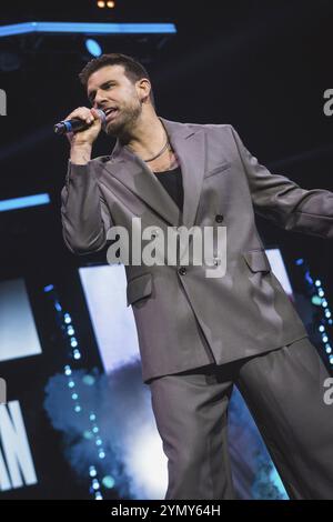 Jay Khan bei der Schlagernacht des Jahres live auf der Original Tour in der Berliner Uber Arena am 16. November 2024 Stockfoto