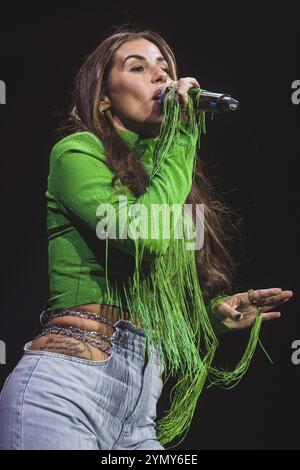 Sarah Engels bei der Schlagernacht des Jahres live auf der Original Tour in der Berliner Uber Arena am 16. November 2024 Stockfoto