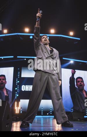 Jay Khan bei der Schlagernacht des Jahres live auf der Original Tour in der Berliner Uber Arena am 16. November 2024 Stockfoto