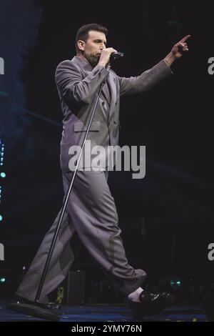 Jay Khan bei der Schlagernacht des Jahres live auf der Original Tour in der Berliner Uber Arena am 16. November 2024 Stockfoto