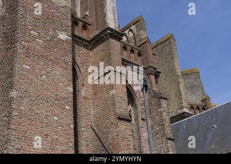 Historische Gebäude in Veurne, Belgien, Europa Stockfoto