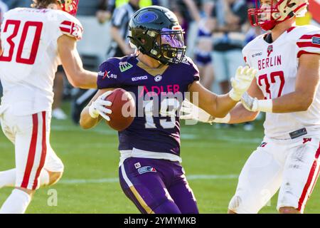 ELF/Playoff Spiel : Berlin Thunder in Frankfurt Galaxy am 09. September 2023, in der PSD Bank Arena, Frankfurt A.M., Deutschland, Europa Stockfoto