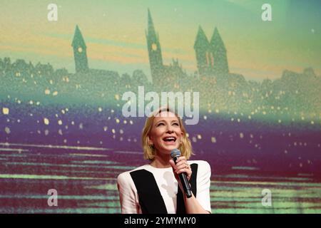 Torun, Polen. November 2024. Cate Blanchett während der Camerimage-Abschlusszeremonie am 23. November 2024 in Torun, Polen. (Foto: Jakub Porzycki/NurPhoto) Credit: NurPhoto SRL/Alamy Live News Stockfoto