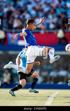 Asuncion, Paraguay. November 2024. ASUNCION, PARAGUAY, 23. NOVEMBER: Kaio Jorge von Cruzeiro im Spiel während des Spiels für das Finale der Copa Sulamericana zwischen Racing Club (ARG) und Cruzeiro (BRA) im General Pablo Rojas Stadium in Asuncion, Paraguay (Diego Santacruz/SPP) Credit: SPP Sport Press Photo. /Alamy Live News Stockfoto