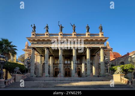 Teatro Juarez im historischen Stadtteil Centro von Guanajuato, Mexiko. Stockfoto