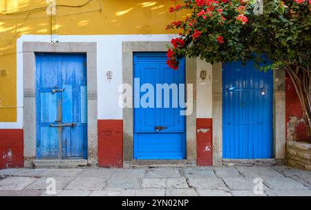 Plaza de San Roque, Guanajuato Centro Histórico, Mexiko. Stockfoto