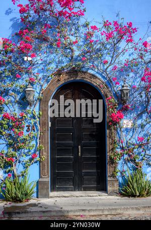 Calle Carlos del Castillo 3A, San Miguel de Allende, Mexiko. Stockfoto