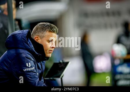 Skien, Norwegen, 23. November 2024. Kjetil Knutsen, Manager von Bodø/Glimt, vor dem Eliteserien-Spiel zwischen Odd und Bodø/Glimt in der Skagerak Arena. Quelle: Frode Arnesen/Alamy Live News Stockfoto