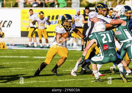 CEFL Halbfinale . Schwaebisch Hall Unicorns vs. Flash de La Courneuve Stockfoto