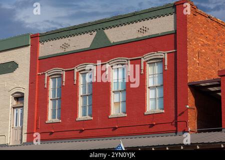 Jimmy Carter Heimatstadt in Plänen, GA, USA Stockfoto