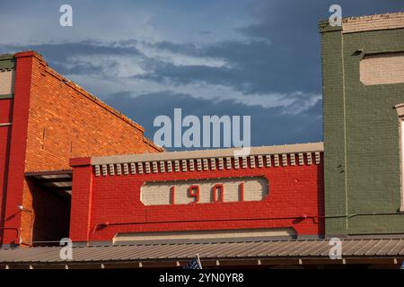 Jimmy Carter Heimatstadt in Plänen, GA, USA Stockfoto
