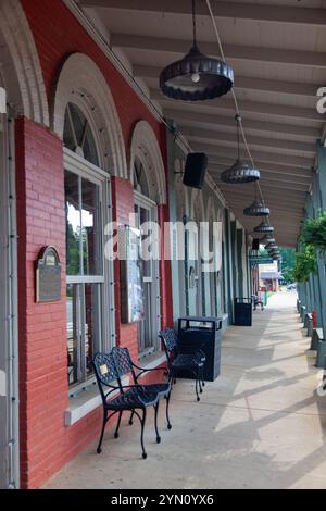 Jimmy Carter Heimatstadt in Plänen, GA, USA Stockfoto
