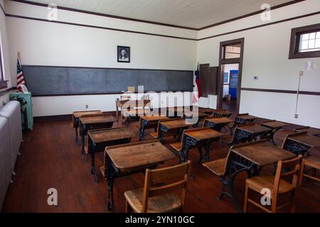 Jimmy Carter Heimatstadt in Plänen, GA, USA Stockfoto