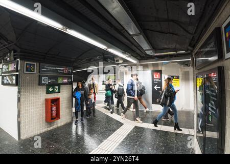 Placa Espanya Interchange Stockfoto
