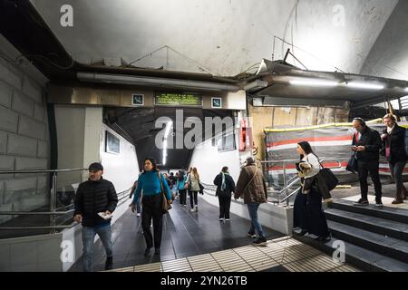 Placa Espanya Interchange Stockfoto