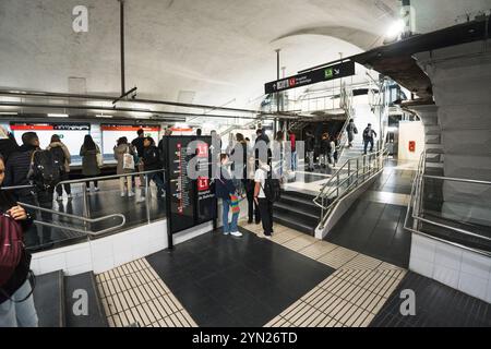 Placa Espanya Interchange Stockfoto