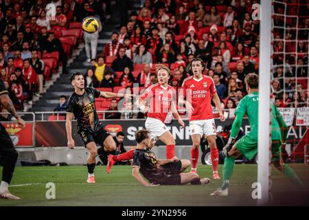 REKORDDATUM NICHT ANGEGEBEN Benfica x cf Amateurstar Lissabon pt, 11/23/2024 - SL Benfica Samstag 23. Diesen Samstag schlug Benfica den Amadora Star 7-0 in der vierten Runde des Portugiesischen Pokals. Foto: Isidro Gomes/ATO Press/IMAGO GERAL Benfica x cf Amateurstar Lissabon Copyright: XIsidroxGomesx Stockfoto