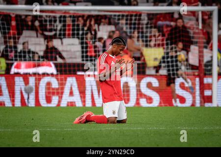 REKORDDATUM NICHT ANGEGEBEN Benfica x cf Amateurstar Lissabon pt, 11/23/2024 - SL Benfica Samstag 23. Diesen Samstag schlug Benfica den Amadora Star 7-0 in der vierten Runde des Portugiesischen Pokals. Foto: Isidro Gomes/ATO Press/IMAGO GERAL Benfica x cf Amateurstar Lissabon Copyright: XIsidroxGomesx Stockfoto