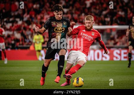 REKORDDATUM NICHT ANGEGEBEN Benfica x cf Amateurstar Lissabon pt, 11/23/2024 - SL Benfica Samstag 23. Diesen Samstag schlug Benfica den Amadora Star 7-0 in der vierten Runde des Portugiesischen Pokals. Foto: Isidro Gomes/ATO Press/IMAGO GERAL Benfica x cf Amateurstar Lissabon Copyright: XIsidroxGomesx Stockfoto