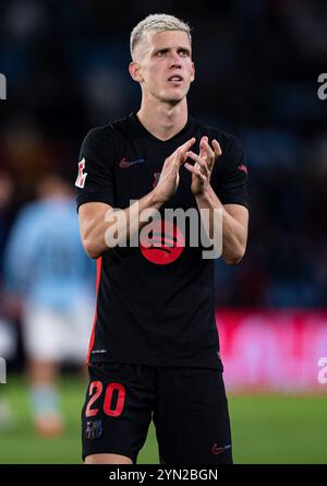 Vigo, Deutschland. November 2024. Fussball La Liga 14. Spieltag Celta Vigo - FC Barcelona am 23.11.2024 im Estadio Abanca Balaidos in Vigo Dani Olmo ( Barcelona ) Foto: Revierfoto Credit: ddp Media GmbH/Alamy Live News Stockfoto