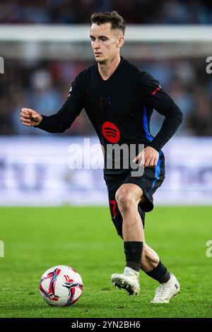 Vigo, Deutschland. November 2024. Fussball La Liga 14. Spieltag Celta Vigo - FC Barcelona am 23.11.2024 im Estadio Abanca Balaidos in Vigo Marc Casado ( Barcelona ) Foto: Revierfoto Credit: ddp Media GmbH/Alamy Live News Stockfoto