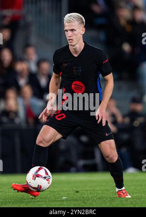 Vigo, Deutschland. November 2024. Fussball La Liga 14. Spieltag Celta Vigo - FC Barcelona am 23.11.2024 im Estadio Abanca Balaidos in Vigo Dani Olmo ( Barcelona ) Foto: Revierfoto Credit: ddp Media GmbH/Alamy Live News Stockfoto