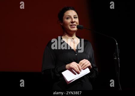 Torun, Polen. November 2024. Diana Martirosyan während der Camerimage-Abschlusszeremonie in Torun, Polen, am 23. November 2024. (Foto: Jakub Porzycki/NurPhoto) Credit: NurPhoto SRL/Alamy Live News Stockfoto